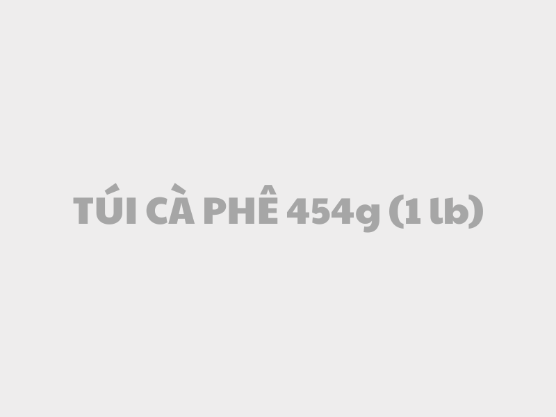 Túi đựng cà phê - 454g (1 lb)