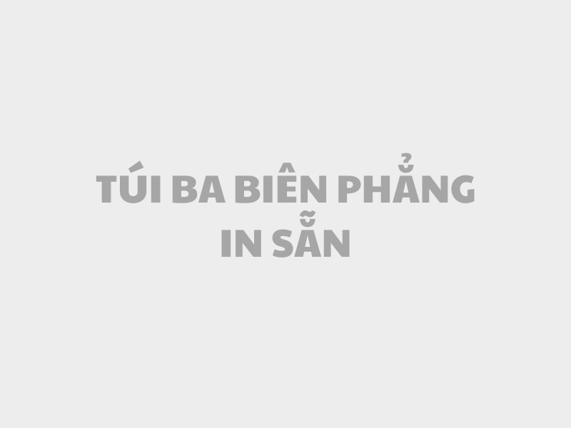 Túi ba biên dạng phẳng in ấn