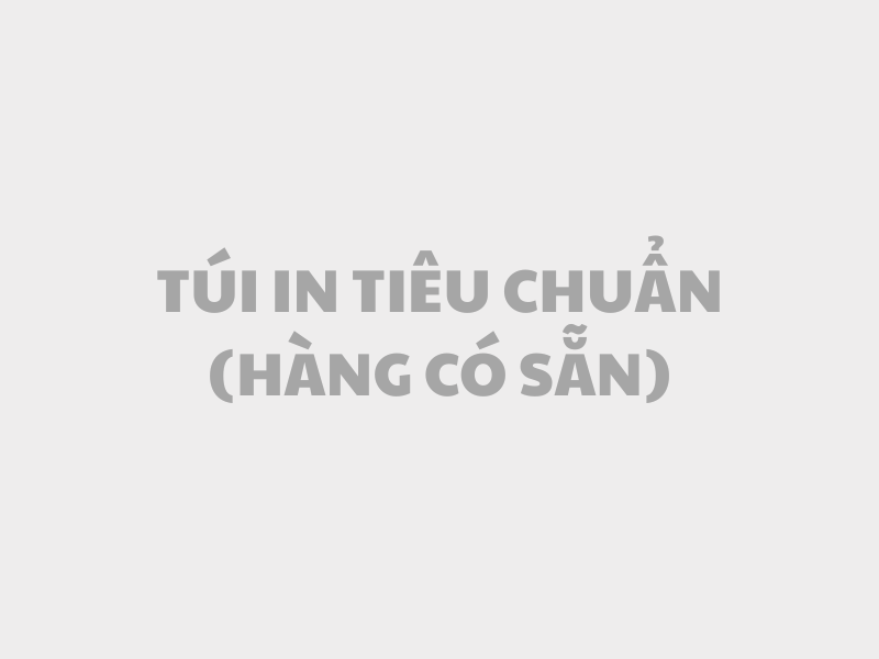 Túi in tiêu chuẩn (Hàng có sẵn)