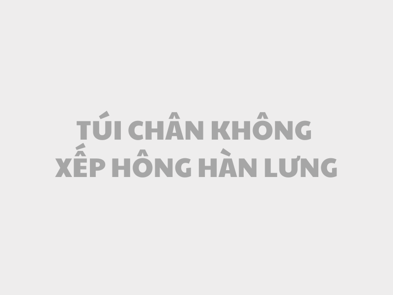 Túi hút chân không hàn lưng xếp hông